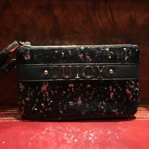 Sequin Black/Gold/Silver Clutch